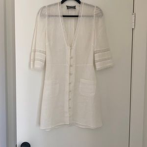 Linen reformation dress